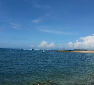 Vom Strand aufs Meer