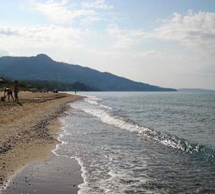 Strand in nördlicher Richtung vor der Beachbar
