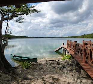 Ausflug Coba, See im Dschungel