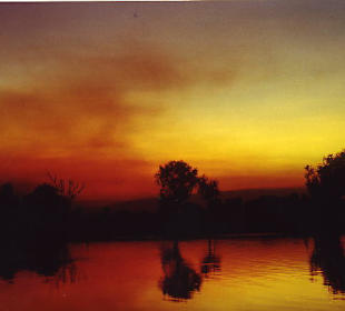 Sonnenuntergang Yellow Waters