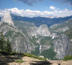 Aussicht vom Glacier Point im Park
