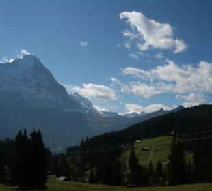 Die Eigernordwand vor Augen
