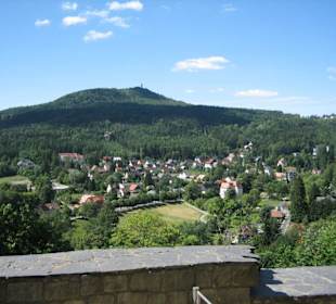 Blick vom Berg Oybin