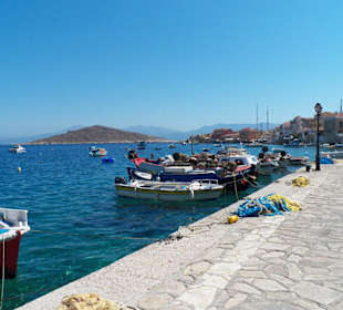 Chalki, schöne kleine Nachbarinsel von Rhodos
