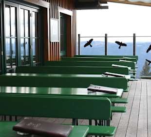 Terrasse Eisensteiner Hütte