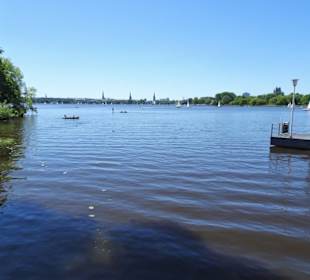 Blick über die Außenalster