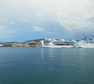 Immer ein Blick auf die Schiffe von jeder Seite