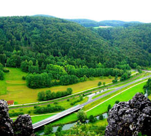 Auf-Abstieg Adlerstein Panorama