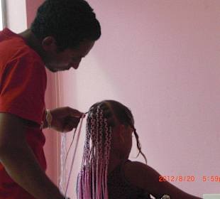 Und immer noch am Flechten