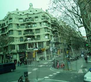 Fassade von Gaudis"La Pedrera"