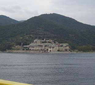 Fahrt zum Berg Athos