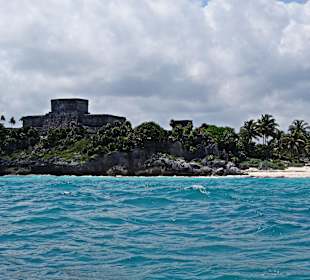 Tulum vom Boot aus