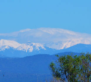Taurusbergkuppen mit Schnee