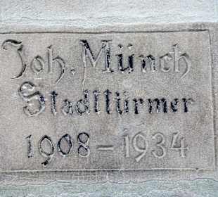 Erinnerung an den letzten Türmer der Stadtkirche
