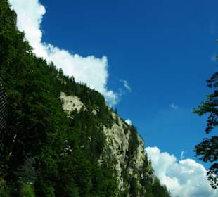 Blick hoch, da kommt man runter