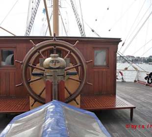 Schönes Oberdeck, liebevoll gepflegt