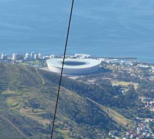 Blick auf das Stadion 