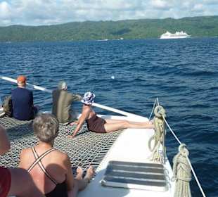 Segelausflug vor Cayo Levantado