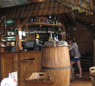 Die Theke der Gaststätte