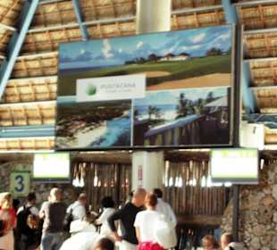 Ankunft am Flughafen