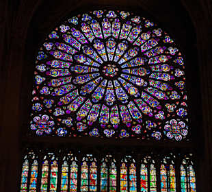 Витражи Нотр-Дама