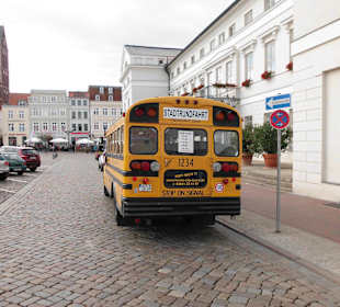 Der Bus für die Stadtrundfahrt