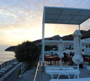 Poolanlage beim Italiener