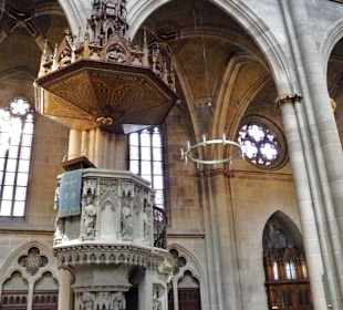Kanzel in der Marienkirche