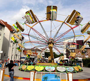 Fahrgeschäft auf der Wehlheider Kirmes