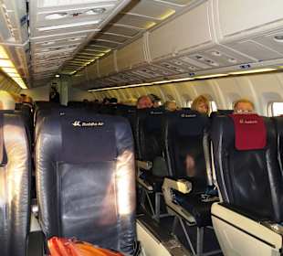 Jeder Passagier bekommt einen Fensterplatz