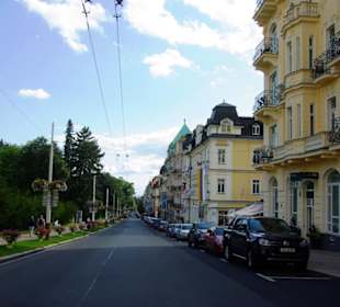 Die Promenade von oben her