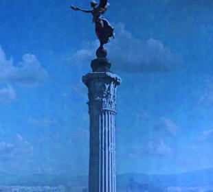 Siegessäule bei Tagesanbruch
