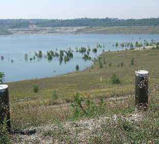 Messlatte für Höchststand der Flutung