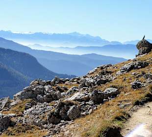 Rosengarten, auf dem Weg von der Rotwand- zur Kölner Hütte