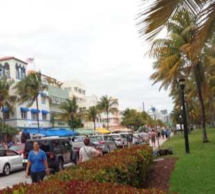 Blick auf den Ocean Drive