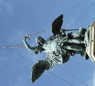 Erzengels Michael auf der Spitze der Engelsburg