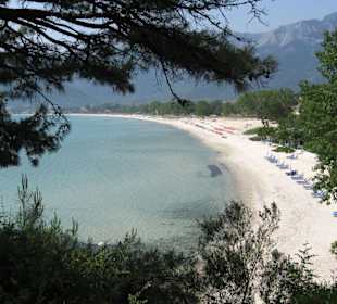 Blick auf den Golden Beach