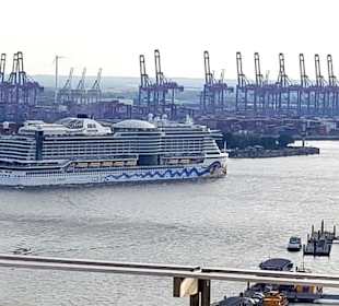 Hier fährt die AIDA ab