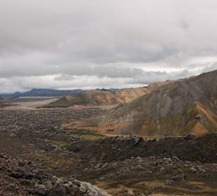 Solid lava near Landmannalaugar