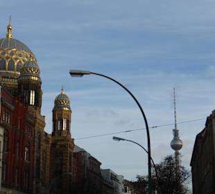 Die Neue Synagoge in Berlin / Oranienburger Straße