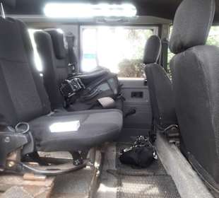 Selbstgebastelte Sitze 