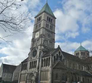 Schweinfurt: Blick zur Heilig-Geist-Kirche