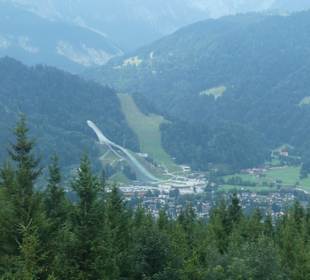 Blick aus der 4-er Kabine der Wankbahn