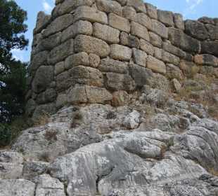Mauern der Burganlage