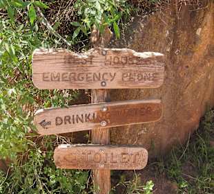 Grand Canyon - Wegbeschilderung