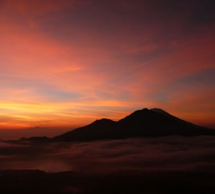 Sonnenaufgang auf dem Mt. Batur
