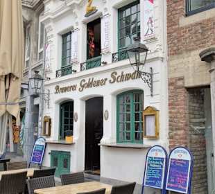 Außenansicht des Restaurant Goldener Schwan