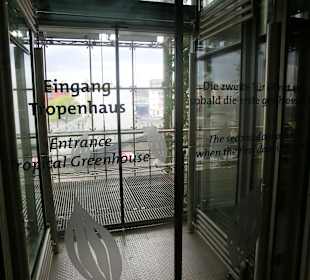 Eingang Tropenhaus