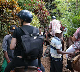 Auf dem Weg zum Wasserfall El Limon