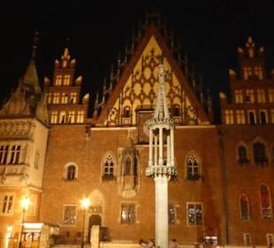 Rynek / Marktplatz: Ratusz we Wrocławiu